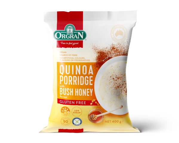 Orgran Quinoa Porridge with Bush Honey 400g bag